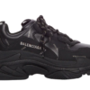 Balen Ciaga Triple S Sneaker 'Allover Logo - Black'