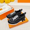 Hermes Boomerang Sneaker blacl white