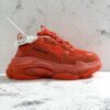 Balen Ciaga Triple S Red Clear Sole