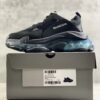 Balen Ciaga Triple S Clear Sole Black