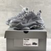 Balen Ciaga Triple S Dark Grey Clear Sole