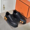 Hermes Bouncing Sneakers Black orange