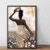 Black Girl Canvas Wall Art CA297