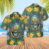 Scuba Diving Vintage Helmet Hawaiian Shirt
