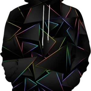 3D Printed Pullover Graphic Hoodie For Men Women