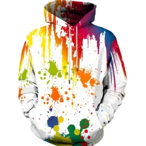 3D Printed Pullover Graphic Hoodie For Men Women