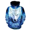 3D Printed Pullover Hoodie For Men Women