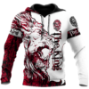 King Tattoo Lion 3D Over Printed Shirt for Men and Women
