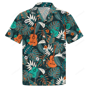 Guitar Hawaiian Shirt, Hawaiian Shirts For Men
