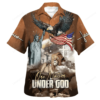 One Nation Under God Jesus Lion Hawaiian Shirt