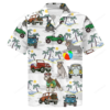Schnauzer And Jeep Hawaiian Shirt Beach Shirt