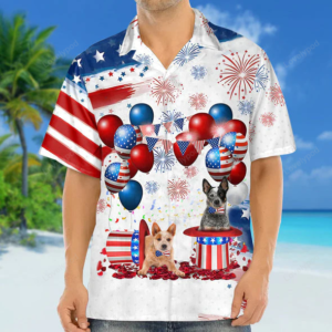 Australian Cattle Independence Day Hawaiian Shirt for men and women