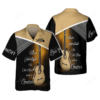 Old Man With Guitar 3d Hawaiian Shirt