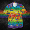 Love Pride Month Colorful Rainbow LGBT Pattern Hawaiian Shirts