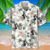 Mountain Bike Tropical Tree Hawaiian Shirt