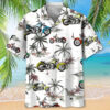 Motocross Green Tropical Hawaiian Shirt
