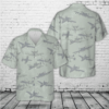 US Air Force Fairchild Republic A-10 "Warthog" Thunderbolt II Silhouette Hawaiian shirt