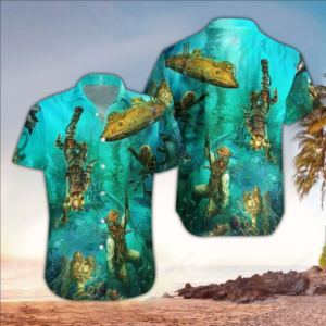 Scuba Hawaiian Shirt for men and women