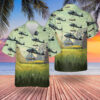 US Army 101st Airborne Division Sikorsky UH-60 Black Hawk Hawaiian Shirt