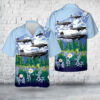 US Army Beechcraft 65 Queen Air Hawaiian Shirt