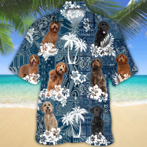 Summer Labradoodle Hawaiian Shirt
