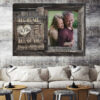 30th Wedding Anniversary Gift, Custom Photo Couple Wall Art, Together We built a life we love Wall Art