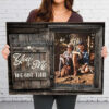 Custom Couple Photo You & me We got this Wall Art Canvas, Wedding Anniversary Gift