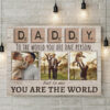 Fathers Day Gift From Daughter, Birthday Gift For Dad, Best Dad Gift, To The World You're One Person To Me You're The World