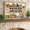 Personalized Mother's day wall art canvas, Gift For Mom, Custom Mom Photo With Kids, Grandma gift