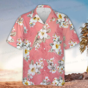 Hibiscus Joy Pink Hawaiian Shirt