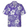 Big Hibiscus Purple Hawaiian Shirt